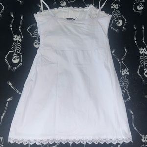 White Fox Boutique Mini White Dress (M)